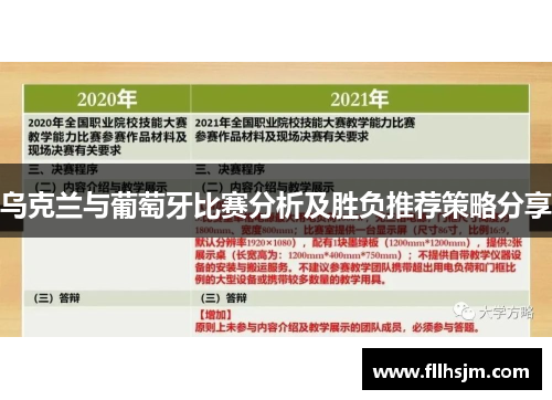 乌克兰与葡萄牙比赛分析及胜负推荐策略分享